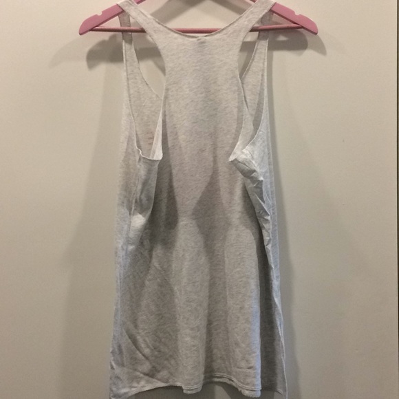 Nothing More gray rose tank top - Picture 3 of 4